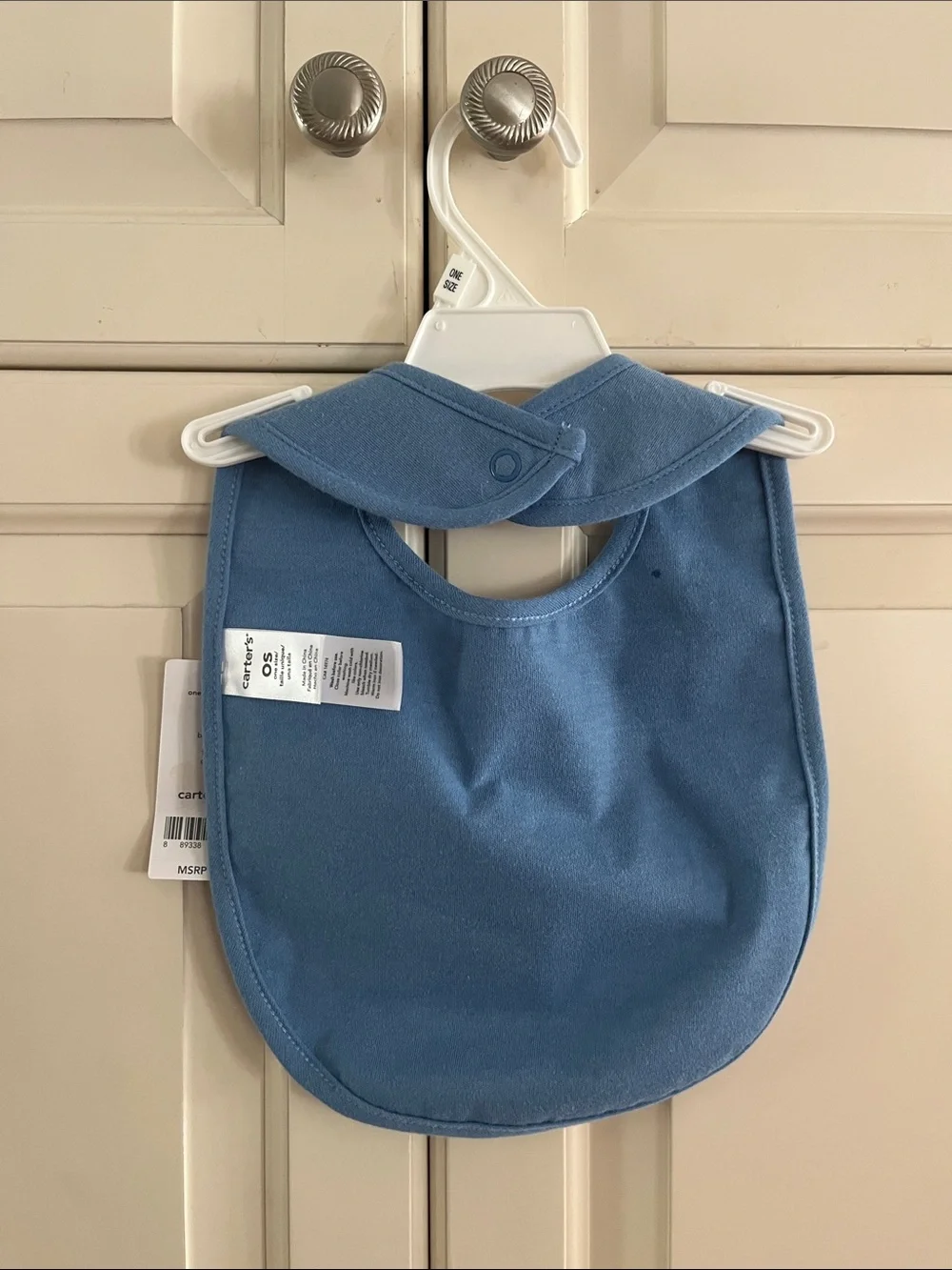 Carter's Blue 'Birthday Boy' Graphic Bib with Multicolor Letters